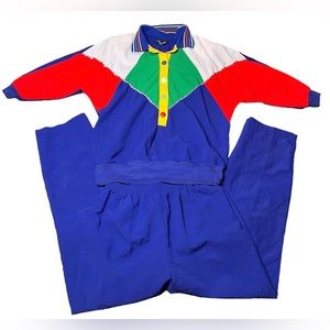 VTG 80s/90s 2 piece Lightweight Pant and Jacket Set